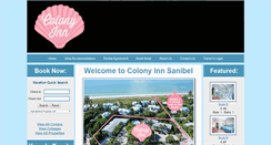 Desktop Screenshot of colonyinnsanibel.com